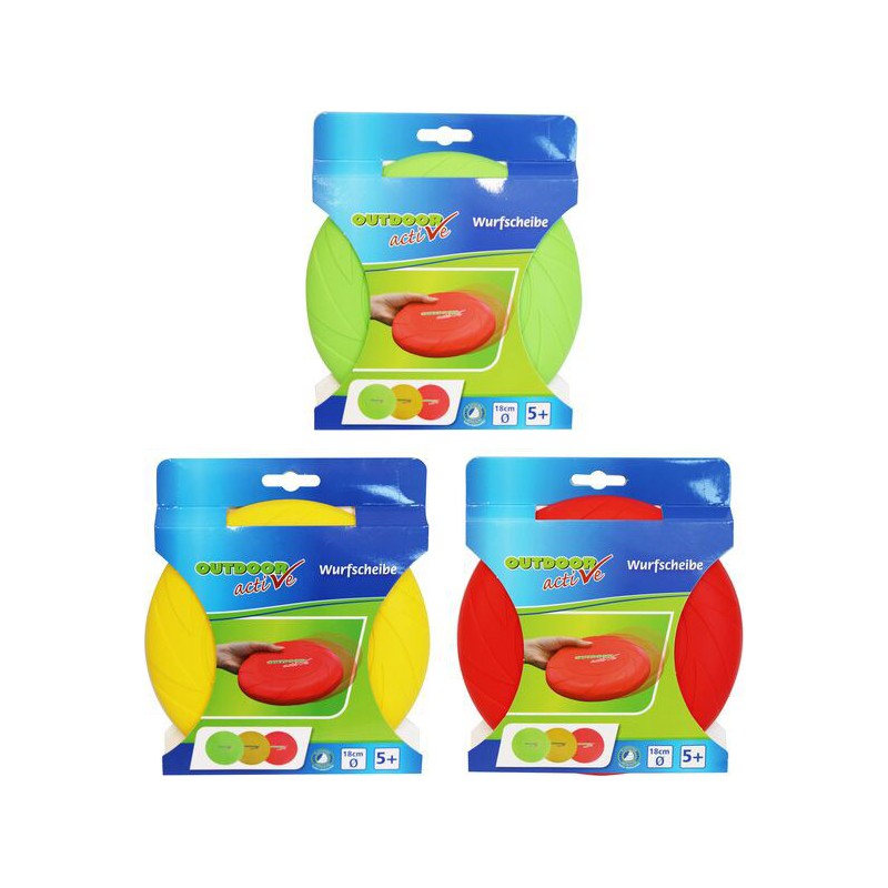 Outdoor active - Frisbee kunststof 18cm