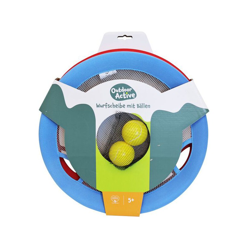 Outdoor active - Frisbee met ballen spel