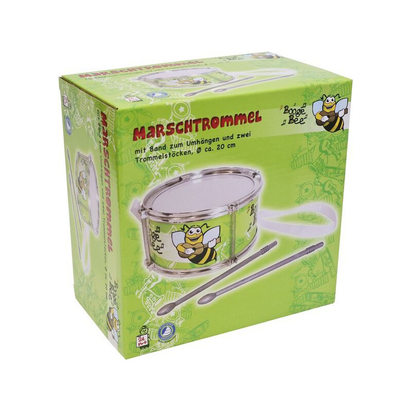 Trommel met drumstokken - Boogie Bee