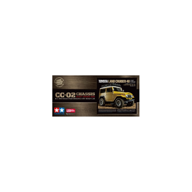 OFF ROAD CAR TOYOTA LAND CRUISER 40 (CC-02), Tamiya, Modelbouw RC