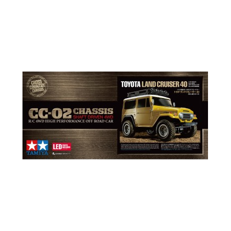 OFF ROAD CAR TOYOTA LAND CRUISER 40 (CC-02), Tamiya, Modelbouw RC
