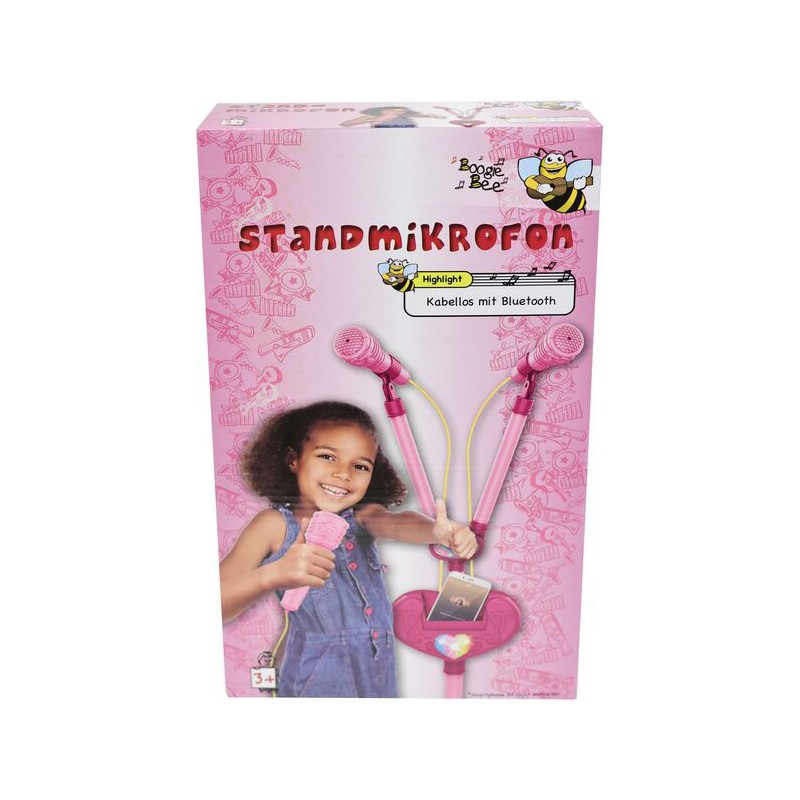 Draadloze microfoon met standaard - Boogie Bee