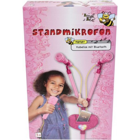 Draadloze microfoon met standaard - Boogie Bee