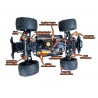 DF06-Pro Brushless Truck + Gyro 4WD, RTR, DF Models