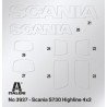 Scania S730 Highline 4X2 1:24, Italeri