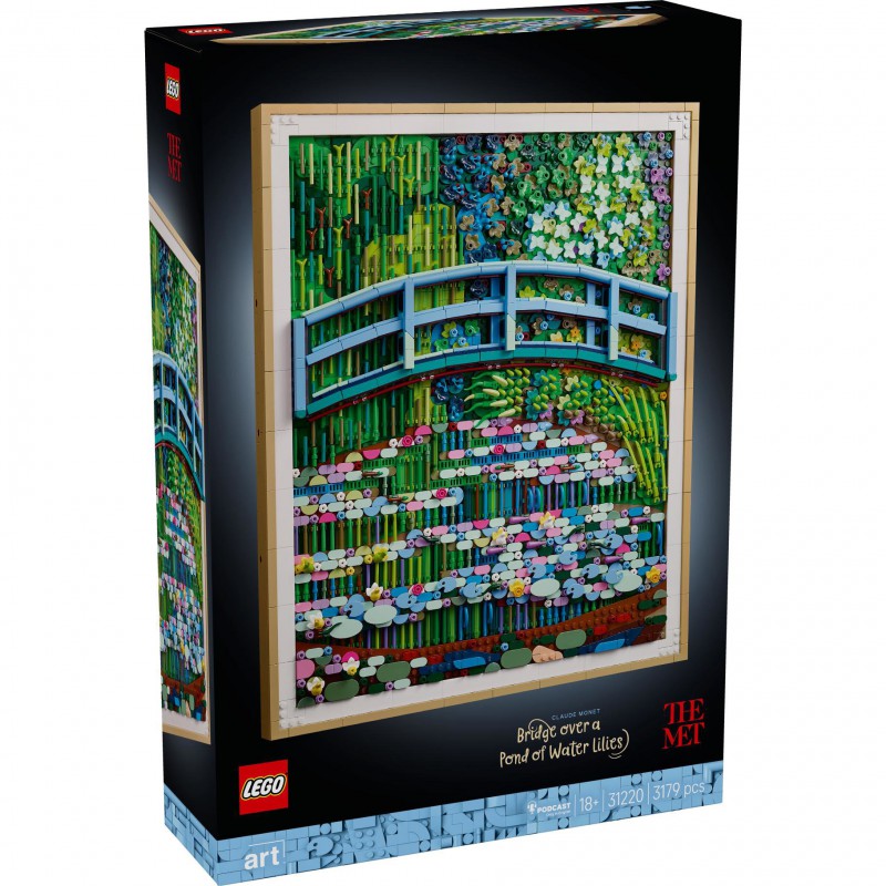 LEGO Art - 31220 Brug over een vijver met waterlelies, Monet