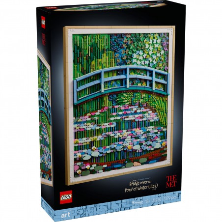 LEGO Art - 31220 Brug over een vijver met waterlelies, Monet