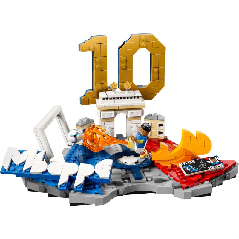 LEGO EDITIONS - 43013 Kylian Mbappé, voetbalhoogtepunten