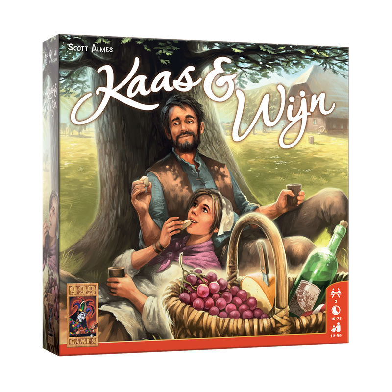 Kaas & Wijn  - Bordspel, 999games