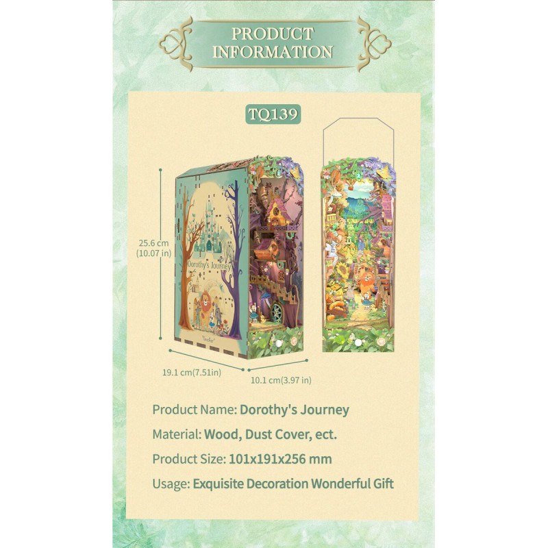 Book Nook, Dorothy's Journey, Tonecheer