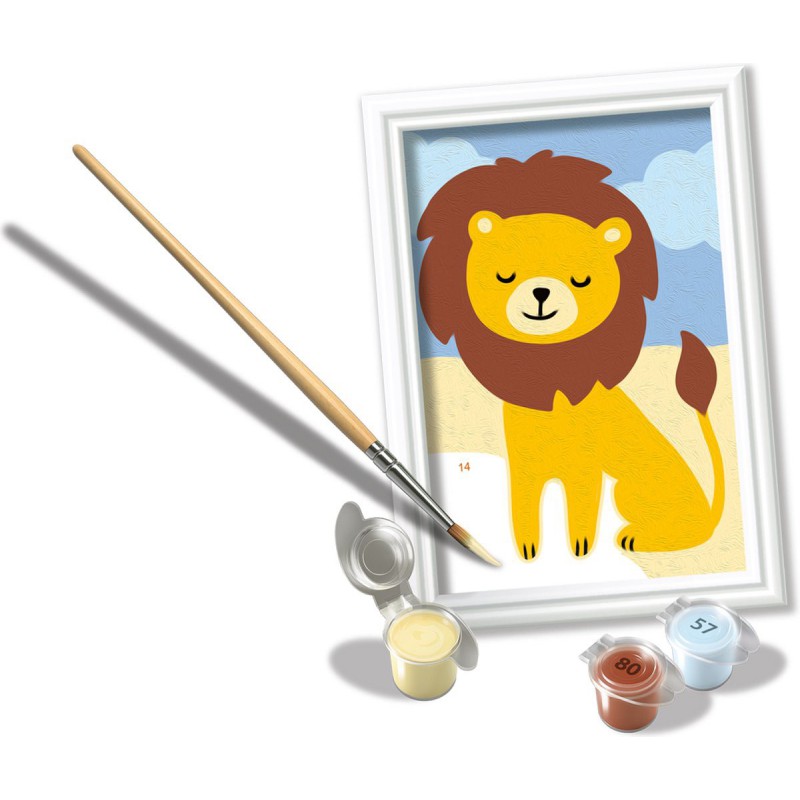 CreArt, Wild lion Schilderen op nummer, Ravensburger