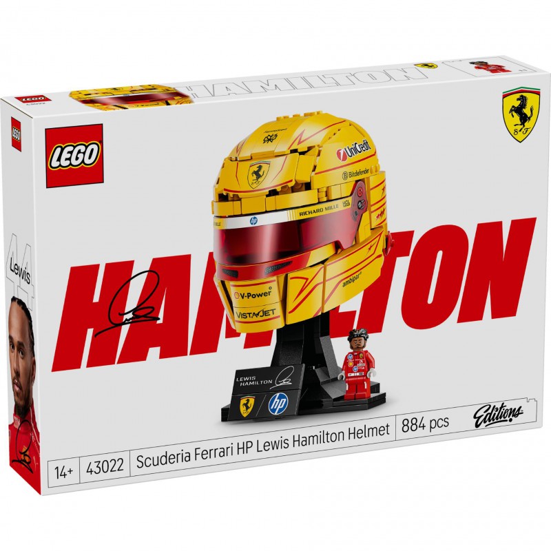 LEGO EDITIONS - 43022 Lewis Hamilton, Ferrari HP helm
