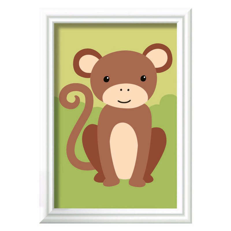 CreArt, Wild monkey Schilderen op nummer, Ravensburger