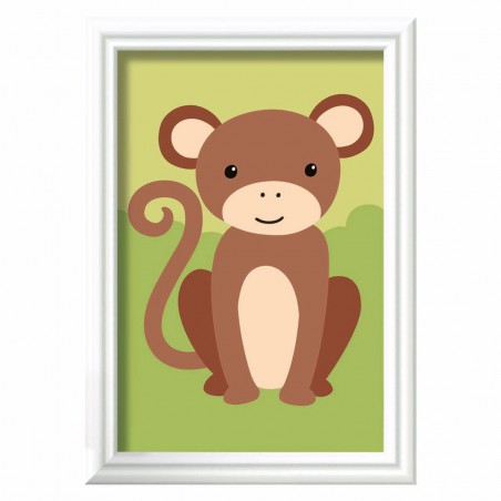 CreArt, Wild monkey Schilderen op nummer, Ravensburger