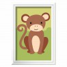 CreArt, Wild monkey Schilderen op nummer, Ravensburger