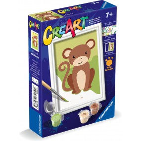CreArt, Wild monkey, Schilderen op nummer, Ravensburger