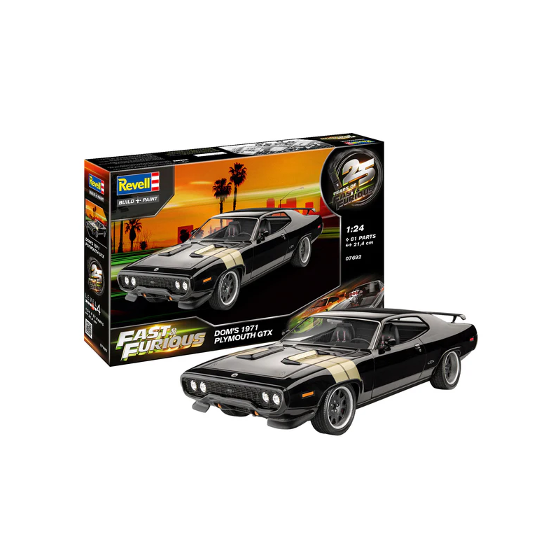 Fast & Furious Dominic's Plymouth GTX 1971, Revell