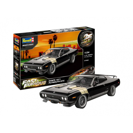 Fast & Furious Dominic's Plymouth GTX 1971, Revell
