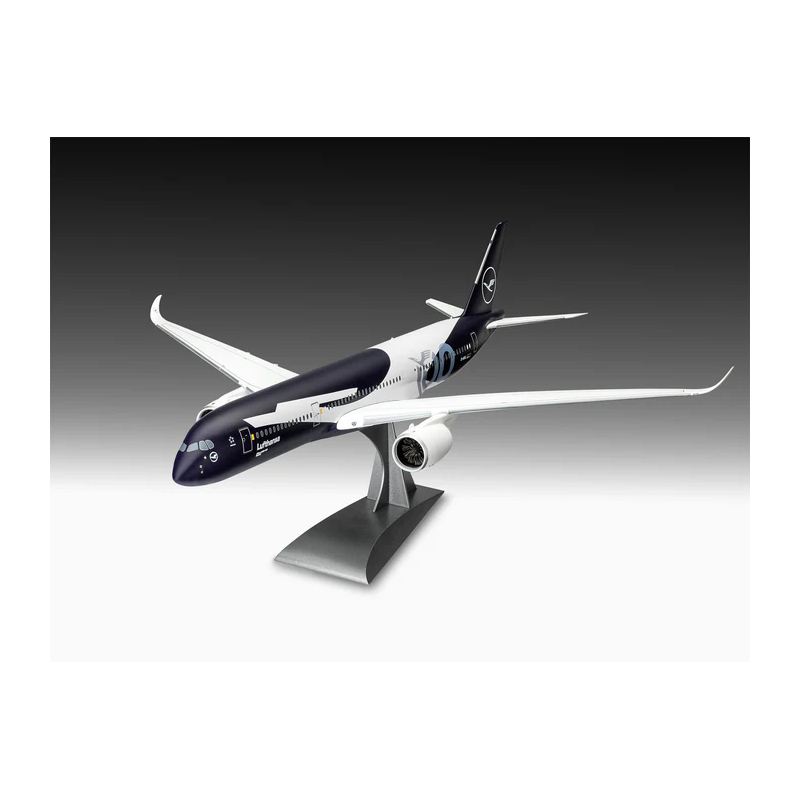 Gift set, A350-900 Lufthansa 100 year, 1:25, Revell