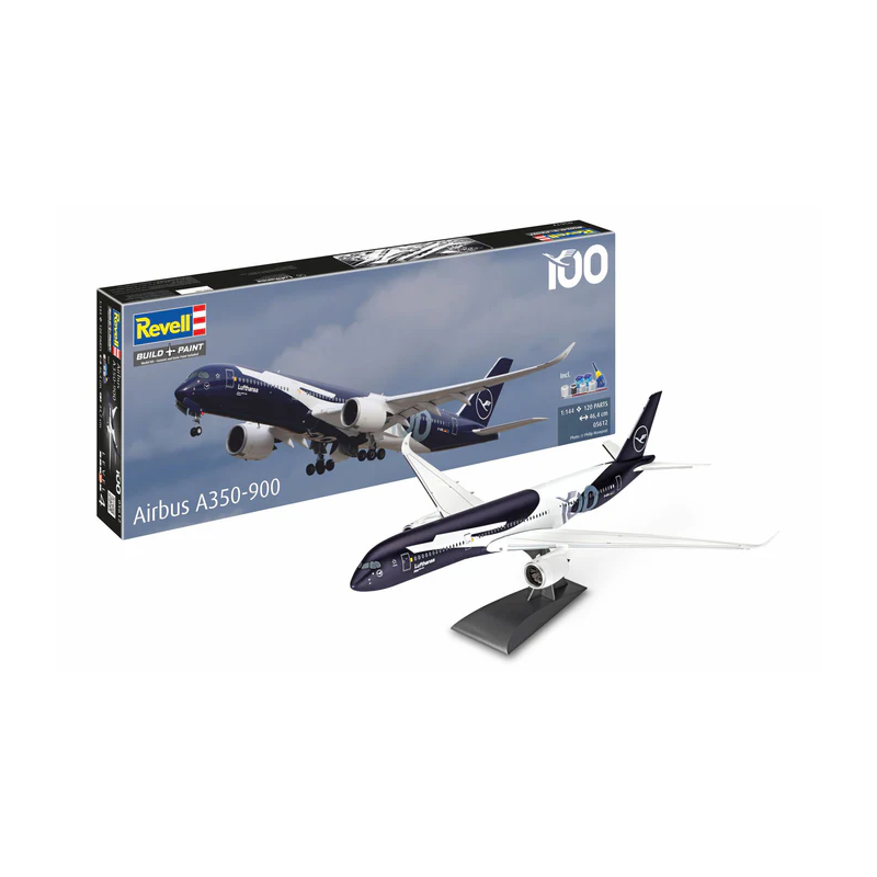 Gift set, A350-900 Lufthansa 100 year, 1:25, Revell
