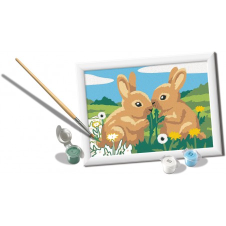 CreArt, Bunny Friends Schilderen op nummer, Ravensburger