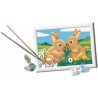 CreArt, Bunny Friends Schilderen op nummer, Ravensburger