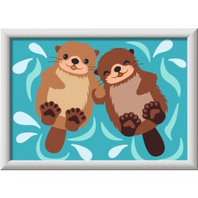 CreArt, Otter love Schilderen op nummer, Ravensburger
