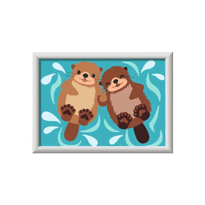 CreArt, Otter love Schilderen op nummer, Ravensburger