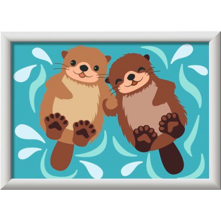 CreArt, Otter love Schilderen op nummer, Ravensburger
