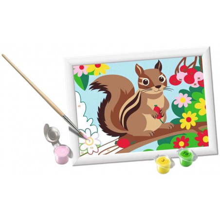 CreArt, Chipmunk Schilderen op nummer, Ravensburger