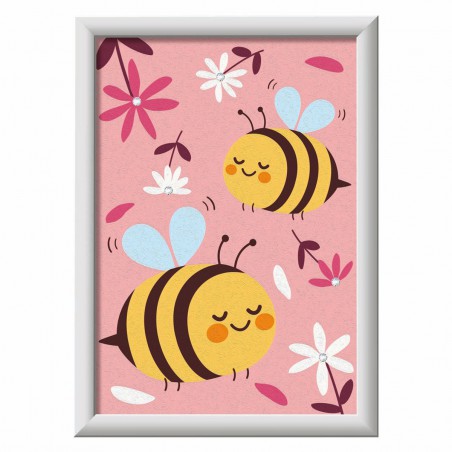 CreArt, Happy bumblebees Schilderen op nummer, Ravensburger