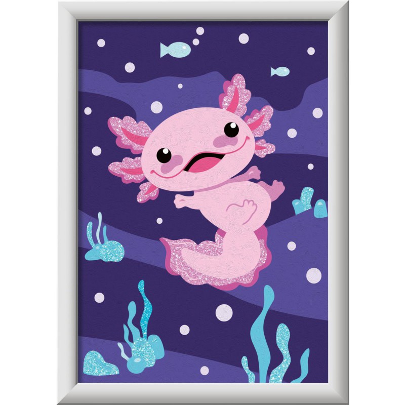 CreArt, Axolotl Schilderen op nummer, Ravensburger