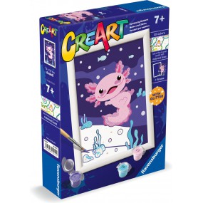 CreArt, Axolotl, Schilderen op nummer, Ravensburger