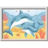 CreArt, Springing Dolphin Schilderen op nummer, Ravensburger