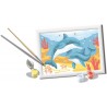 CreArt, Springing Dolphin Schilderen op nummer, Ravensburger