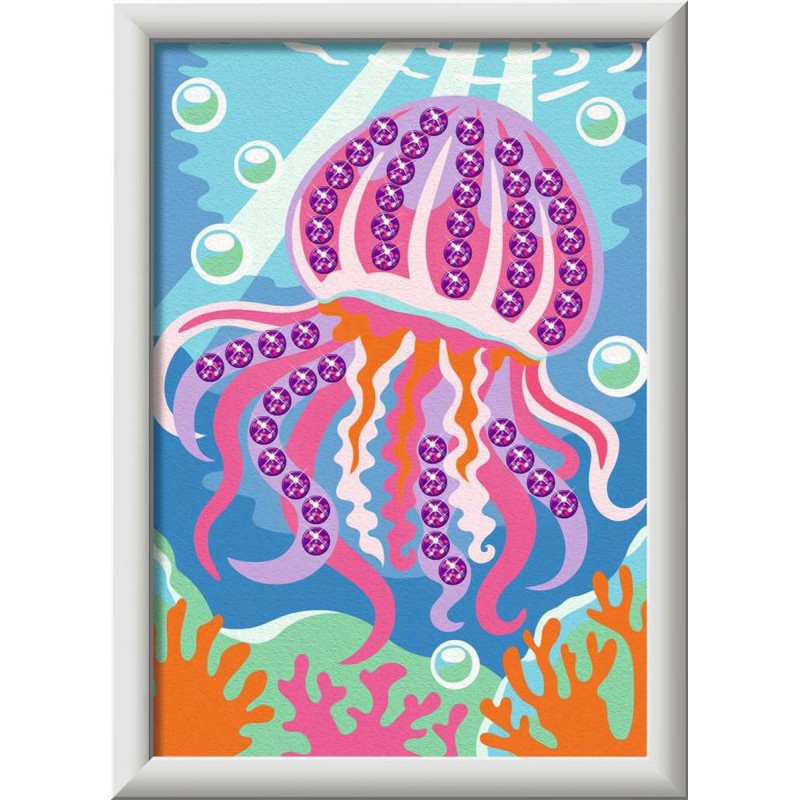 CreArt, Trendy jellyfish Schilderen op nummer, Ravensburger