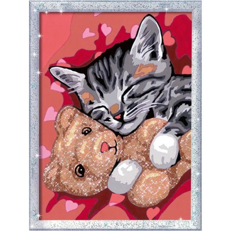 CreArt, Peaceful Kitten, Schilderen op nummer, Ravensburger