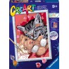 CreArt, Peaceful Kitten, Schilderen op nummer, Ravensburger
