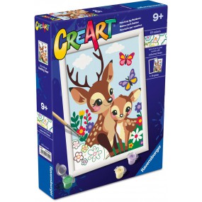 CreArt, Vrolijke herten, Schilderen op nummer, Ravensburger