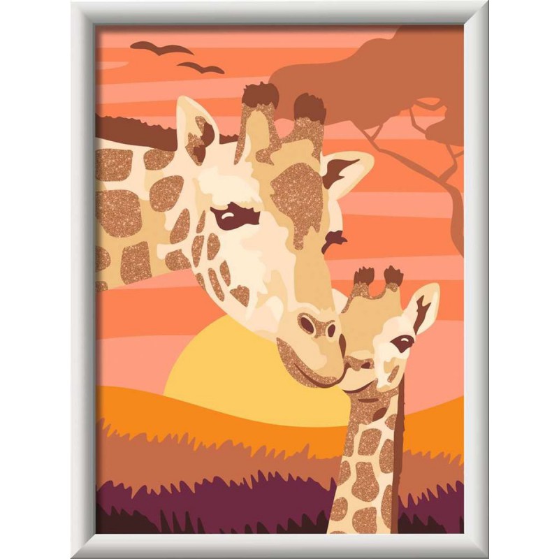 CreArt, Giraffes Schilderen op nummer, Ravensburger