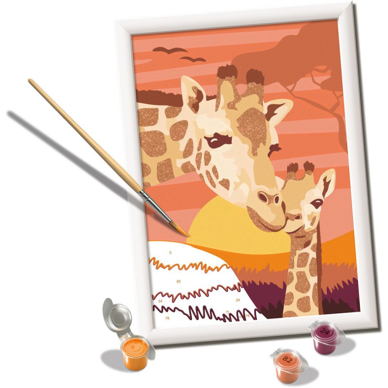 CreArt, Giraffes Schilderen op nummer, Ravensburger
