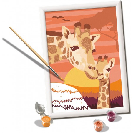 CreArt, Giraffes Schilderen op nummer, Ravensburger