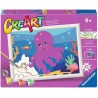 CreArt, Octopus (Neon) Schilderen op nummer, Ravensburger