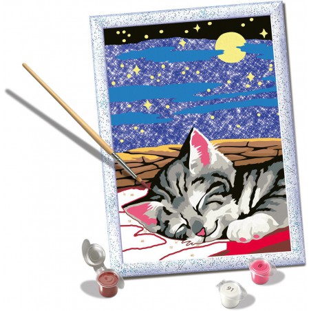 CreArt, Dreaming Cats, Schilderen op nummer, Ravensburger