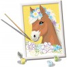 CreArt, Horse with flowers, Schilderen op nummer, Ravensburger