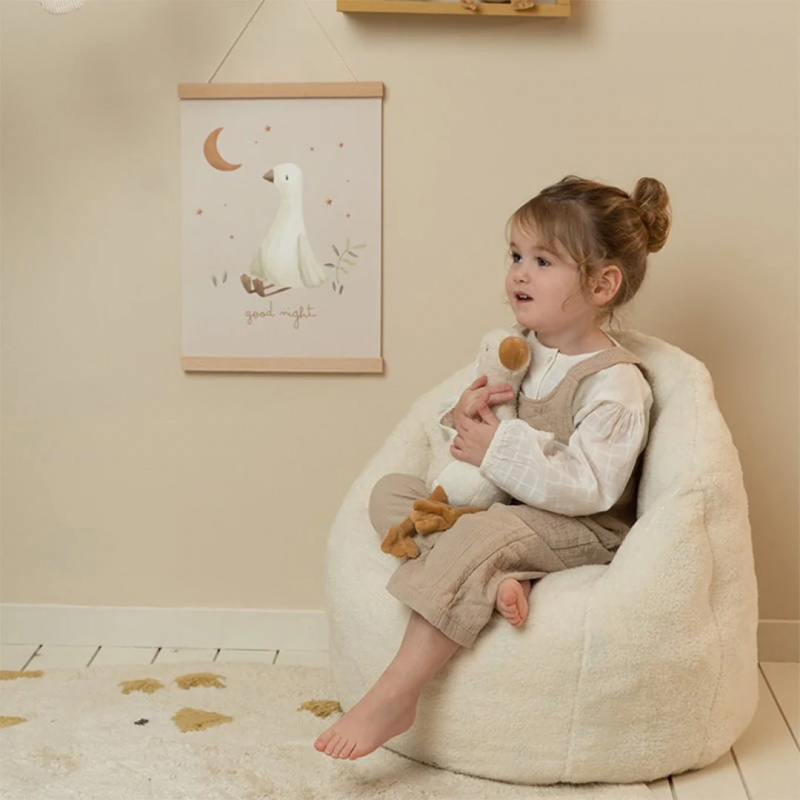 Kinderfauteuil, soft white - Little Dutch
