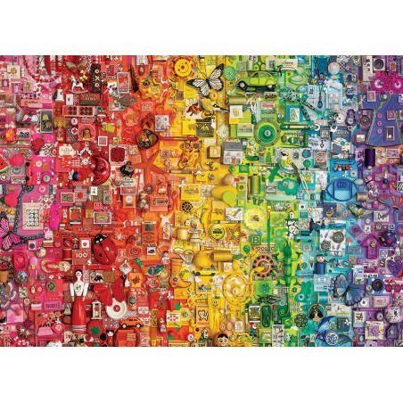 Colourfull rainbow, Cobble Hill 1000 stukjes