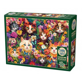 Blooming Whiskers, Cobble Hill 1000 stukjes