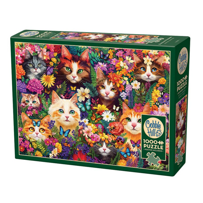 Blooming Whiskers, Cobble Hill 1000 stukjes