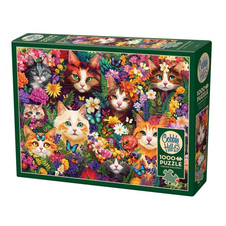 Blooming Whiskers, Cobble Hill 1000 stukjes